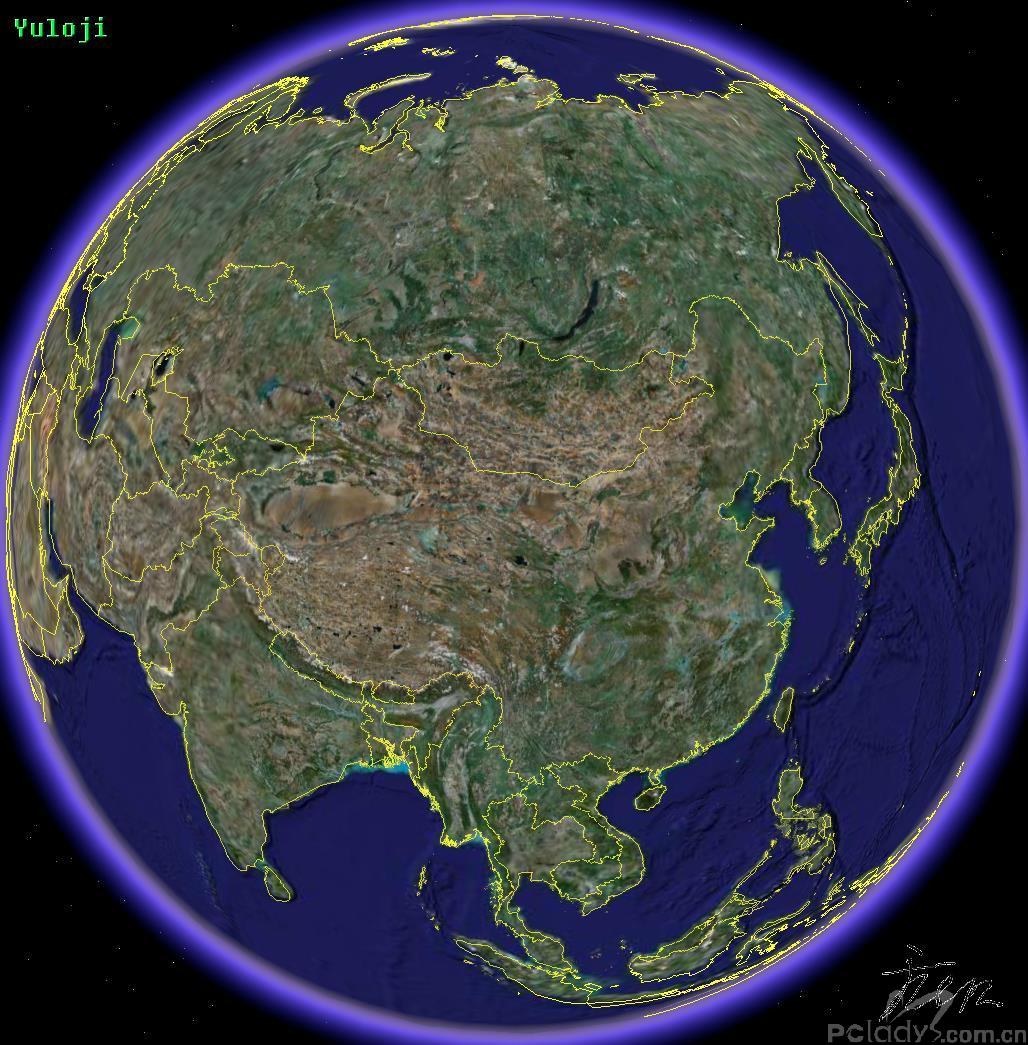 卫星地图,中国