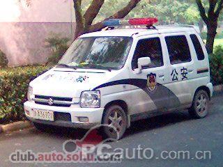 中国既牛b警车!