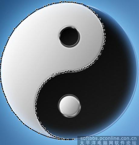 旋转的八卦图