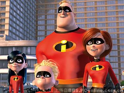 《超人总动员》(the incredibles)