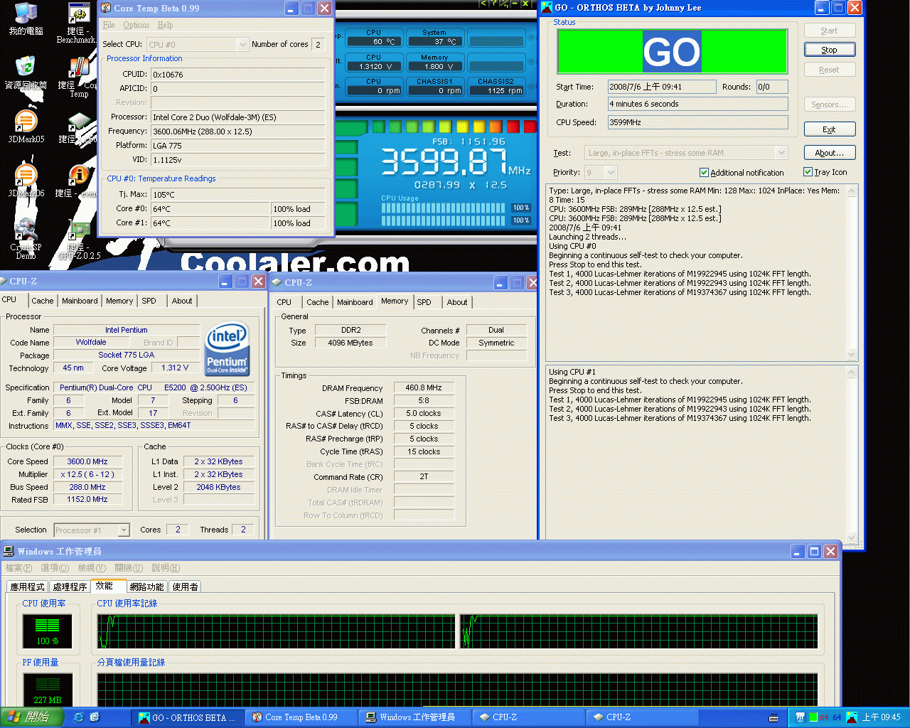 intel 奔腾双核 e52参数;;   在3.