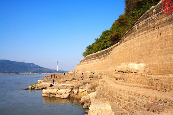 武汉市江夏区古镇金口—槐山矶石驳岸