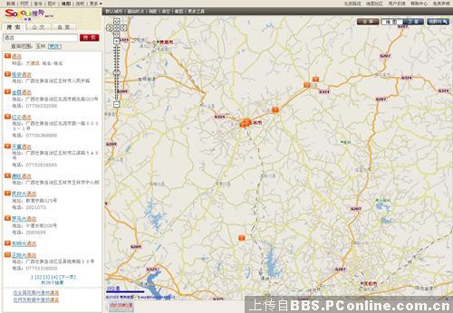 电子地图网站数据评测之酒店搜索