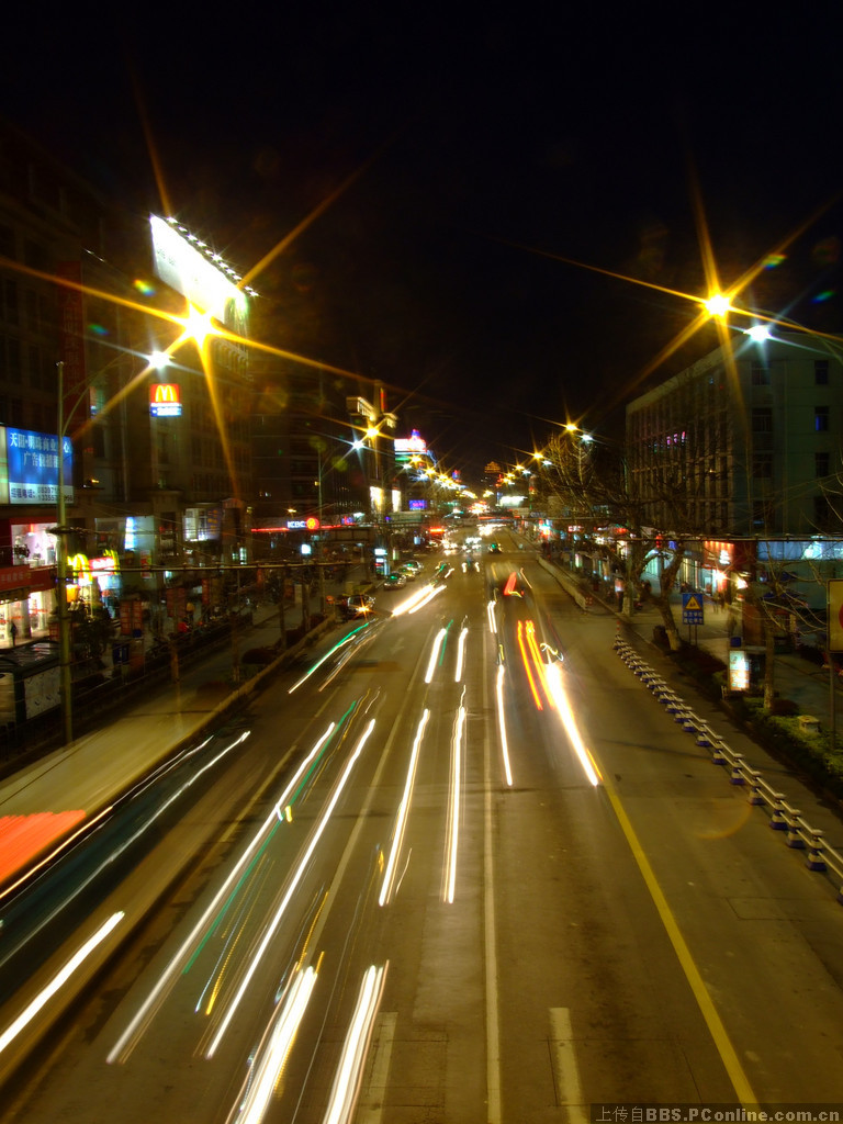 道路夜景,西湖夜景