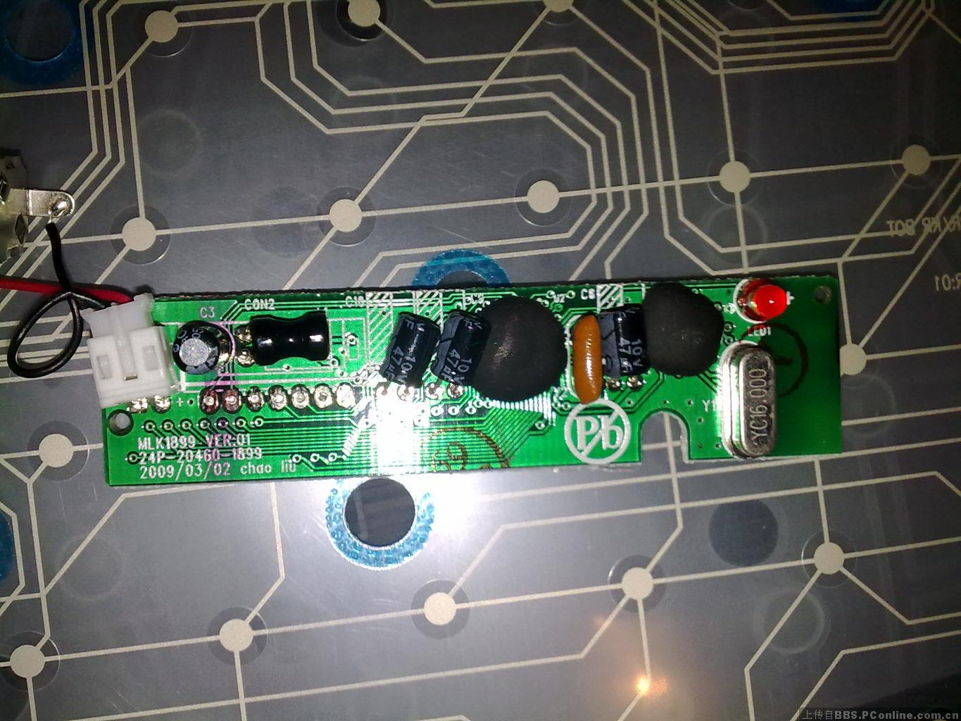 130米入手一套雷柏8100,当晚手痒拆开._DIY综