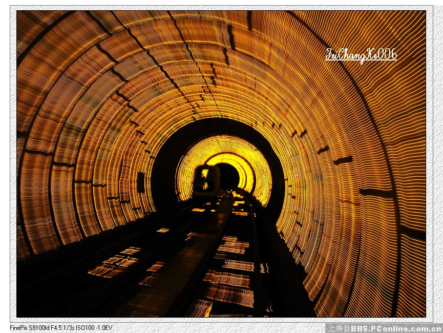 上海外滩观光隧道,果然只是观光
