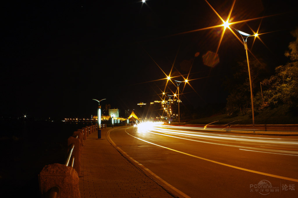烟台海边夜景
