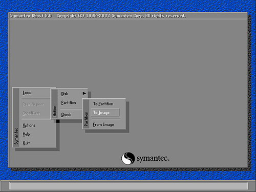 用GHOST备份RAID0的windows 2003系统