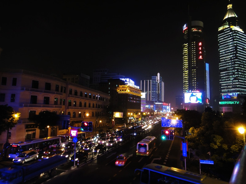 6.15tx7上海市中心夜景街拍