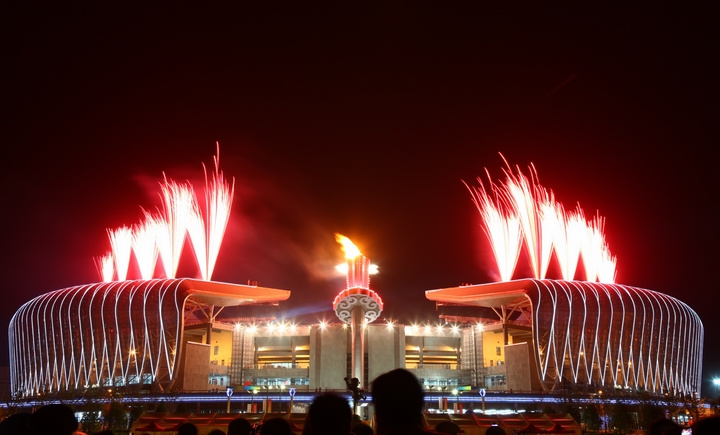 【2009年中国第十一届全运会开幕式焰火摄影