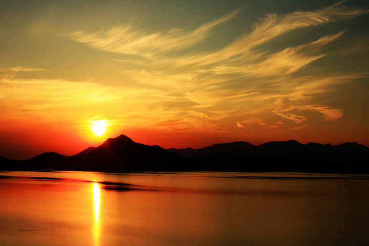 夕阳晚照