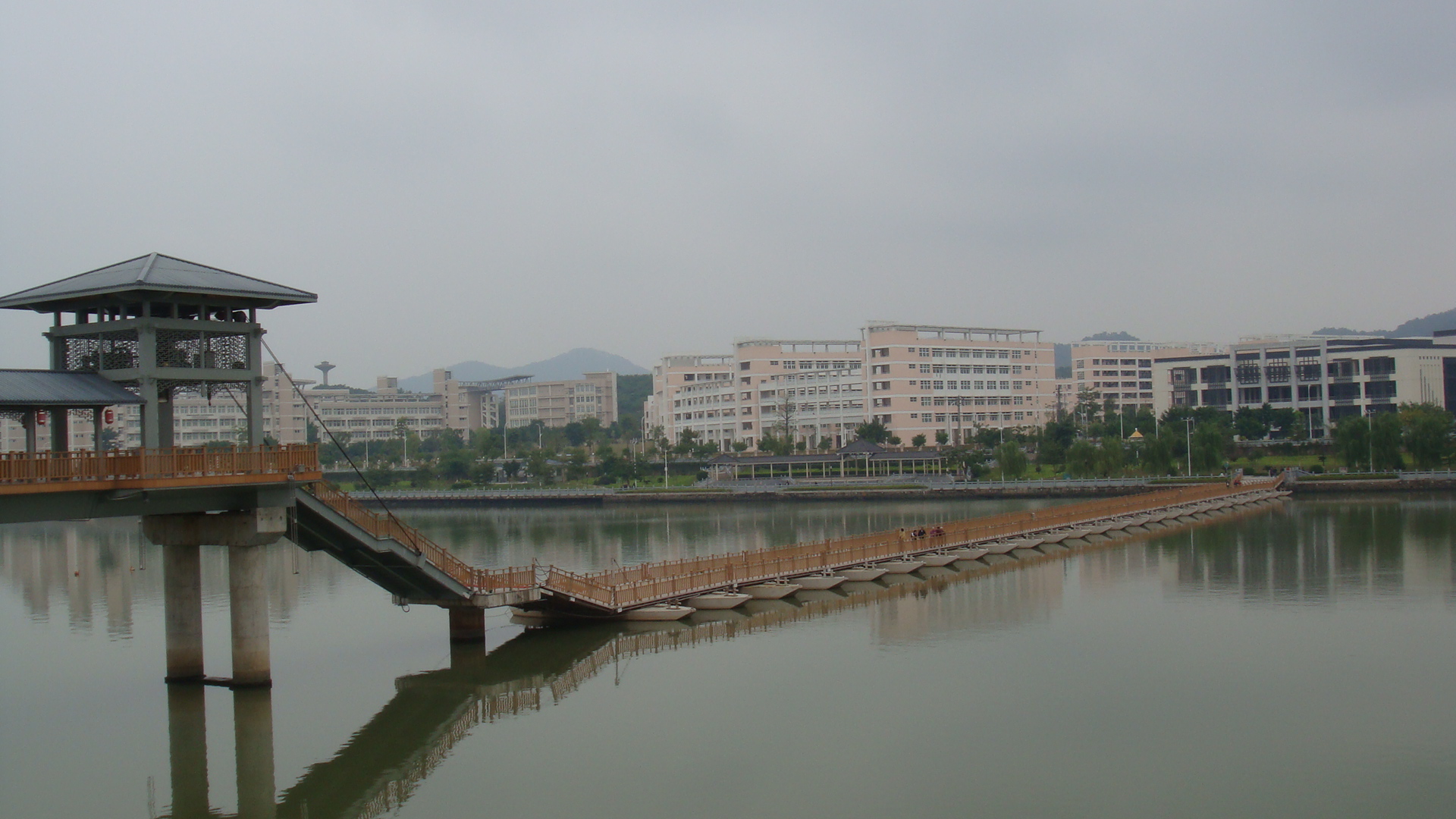 梅州梅江两岸风景