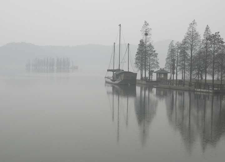 【烟雨江南---东湖.落雁摄影图片】落雁岛风光