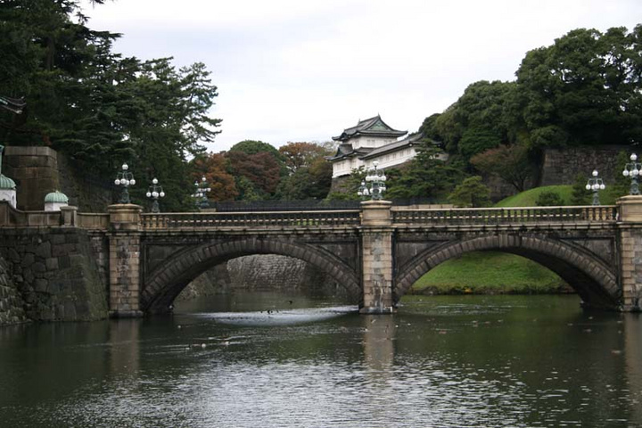【日本掠影---东京皇居、二重桥摄影图片】东京