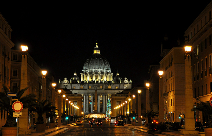 罗马夜景