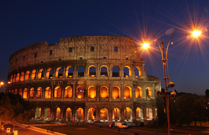 罗马夜景