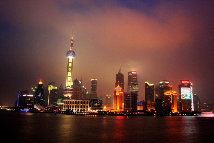 新上海外滩夜景