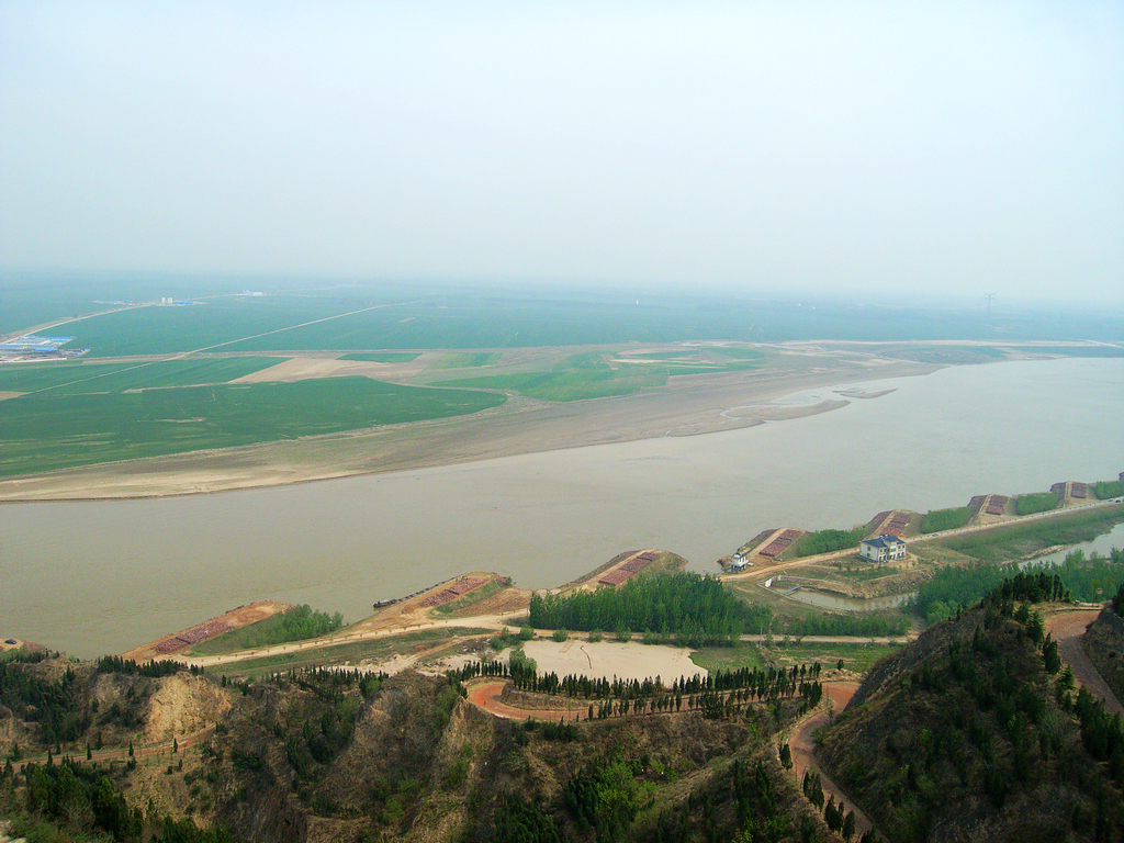 【俯瞰黄河摄影图片】桃花峪风景区风光旅游摄影_流浪