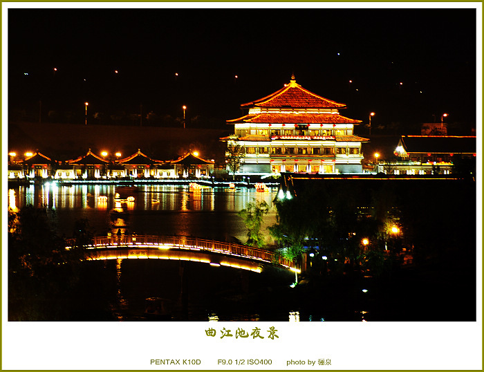 曲江池夜景