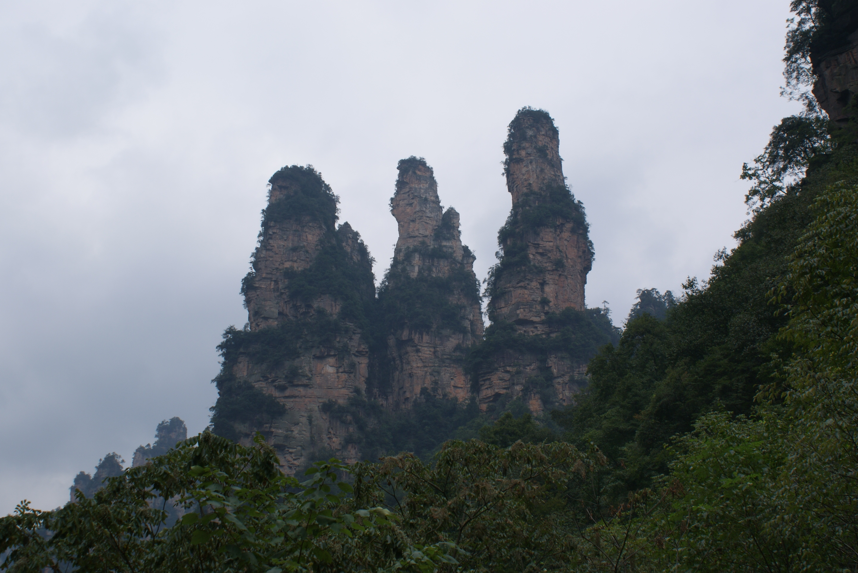 【张家界-三姐妹摄影图片】张家界风光旅游摄影_电脑