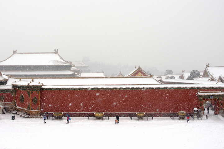 【故宫-2010年第一场大雪摄影图片】故宫纪实