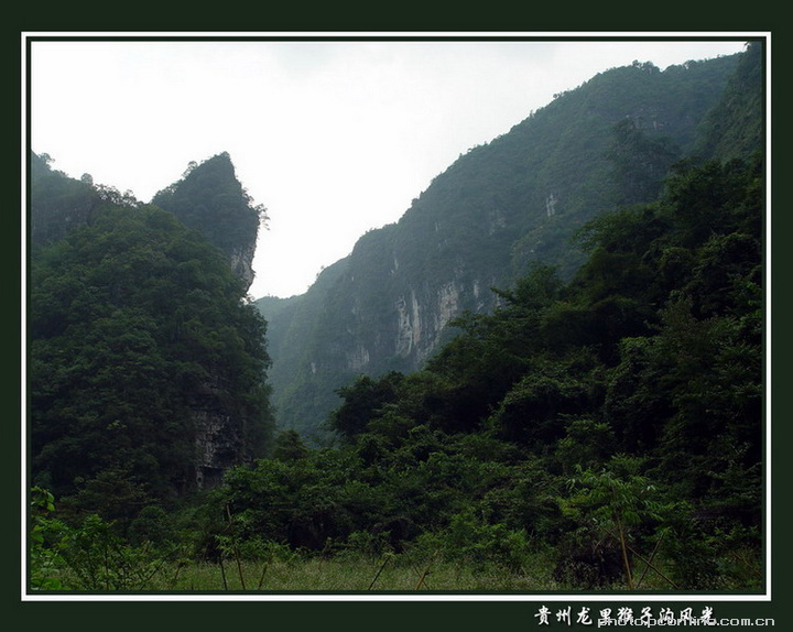 【徒步穿越的好去处---贵州龙里猴子沟摄影图片