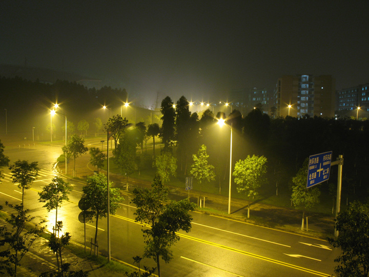 【大学城夜景摄影图片】广州大学城生活摄影