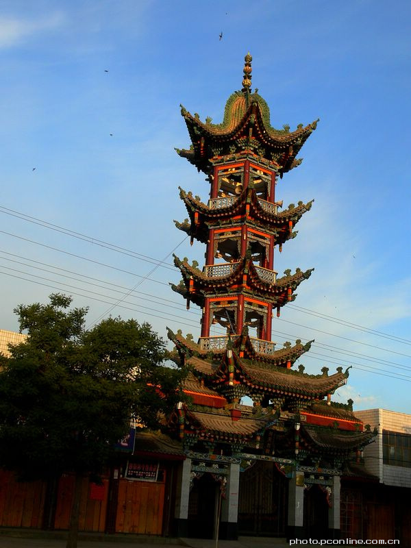 临夏各式各样清真寺建筑