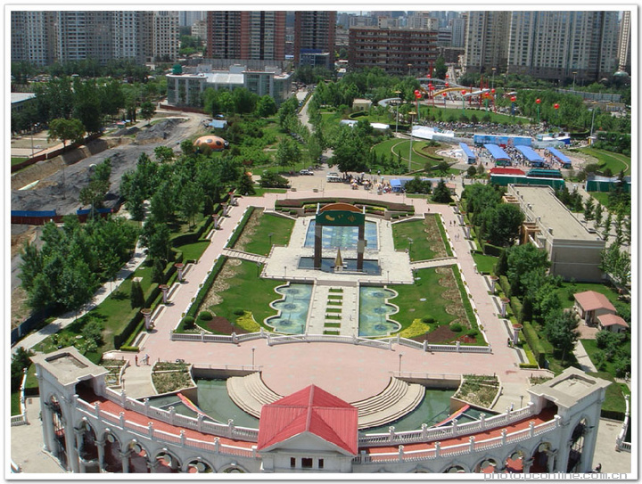 【北京朝阳公园摄影图片】喷泉广场风光旅游摄
