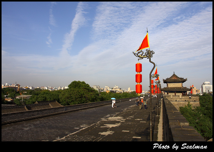 【西安游之古城墙摄影图片】西安古城墙风光旅