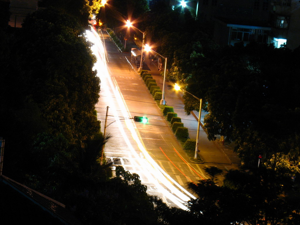 老香洲的夜马路