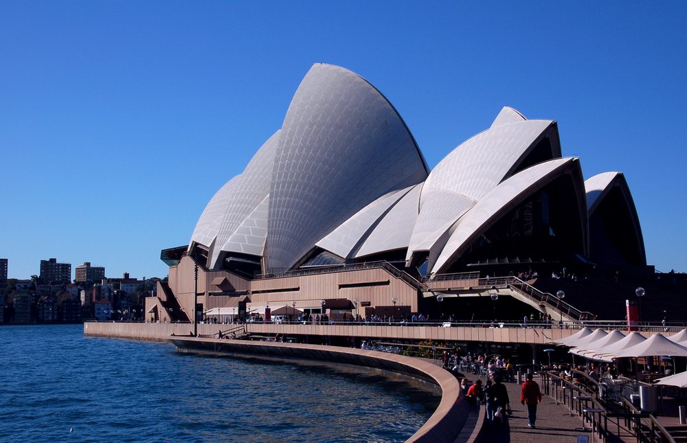 【远拍近摄悉尼歌剧院摄影图片】澳大利亚风光摄影_的
