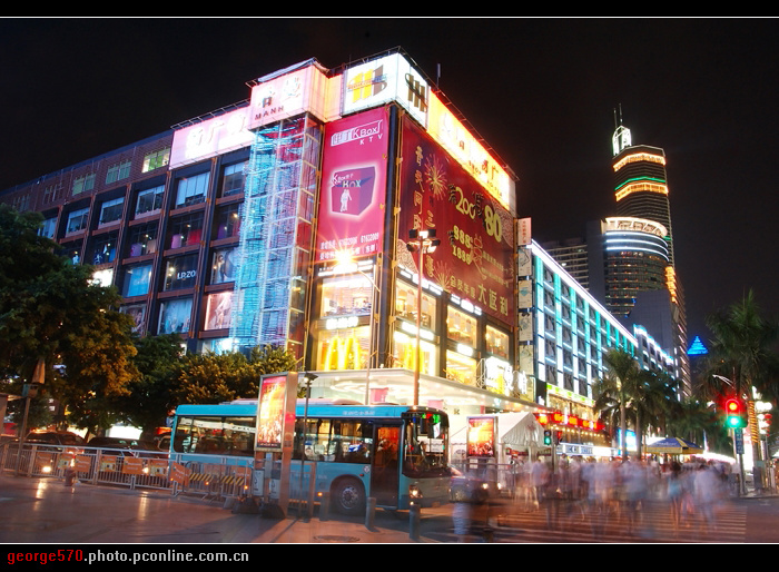 【华强北-夜色摄影图片】深圳-华强北生活摄影_双面焦