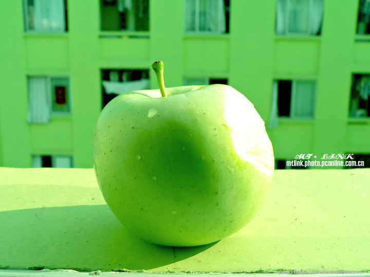 【苹果绿摄影图片】宿舍生态摄影