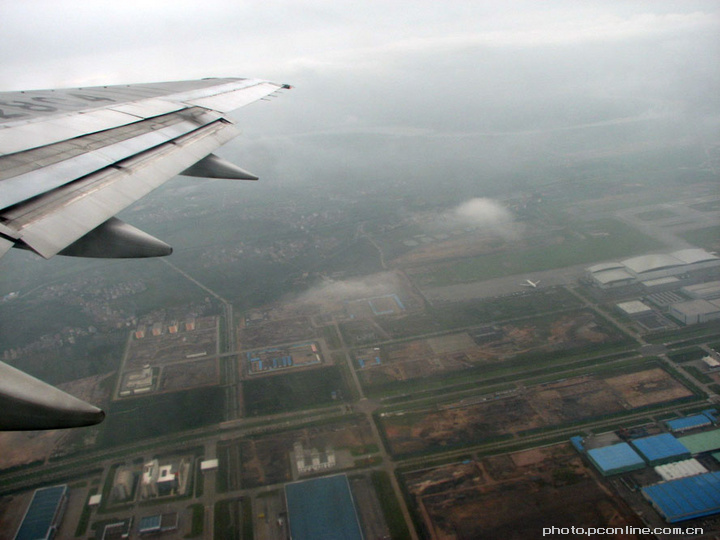 【行走桂林之飞机航拍摄影图片】去桂林的飞机