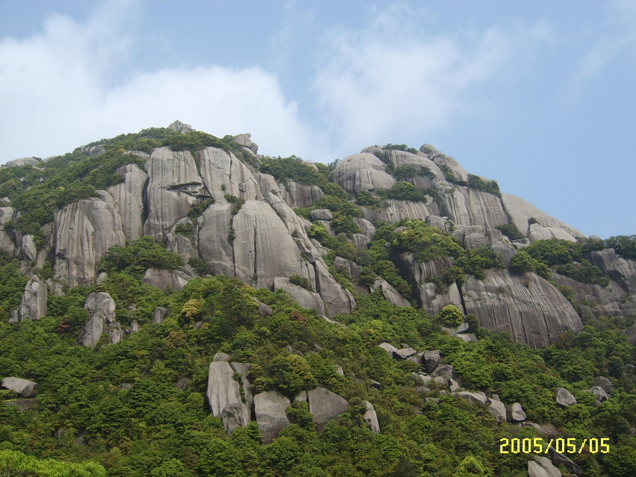 太姥山岩石