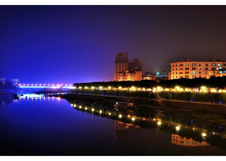 【连州夜景摄影图片】连州市区风光摄影