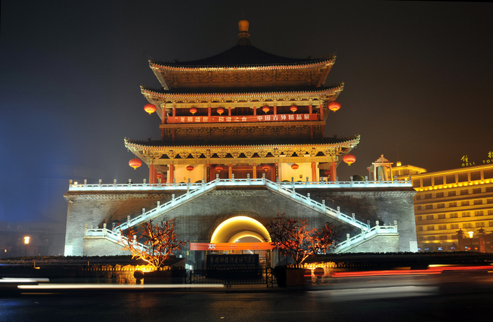 西安钟鼓楼夜景