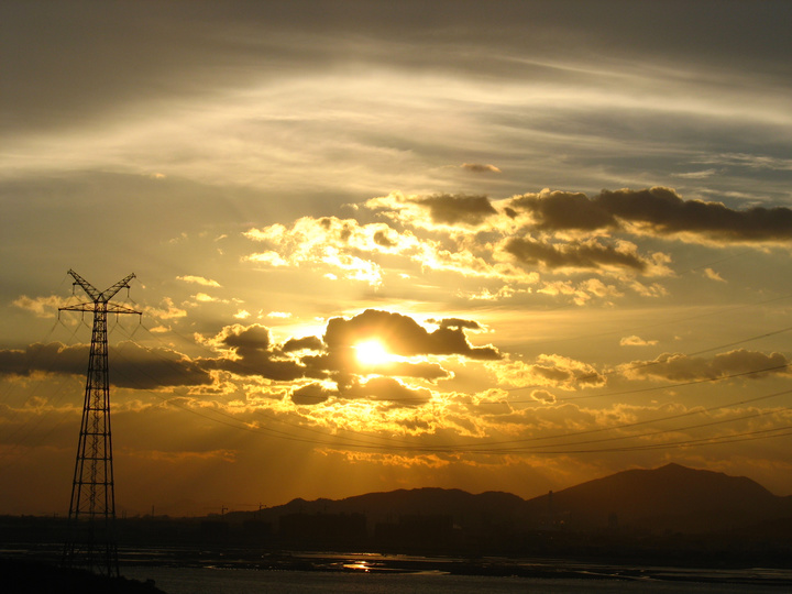 别样的夕阳