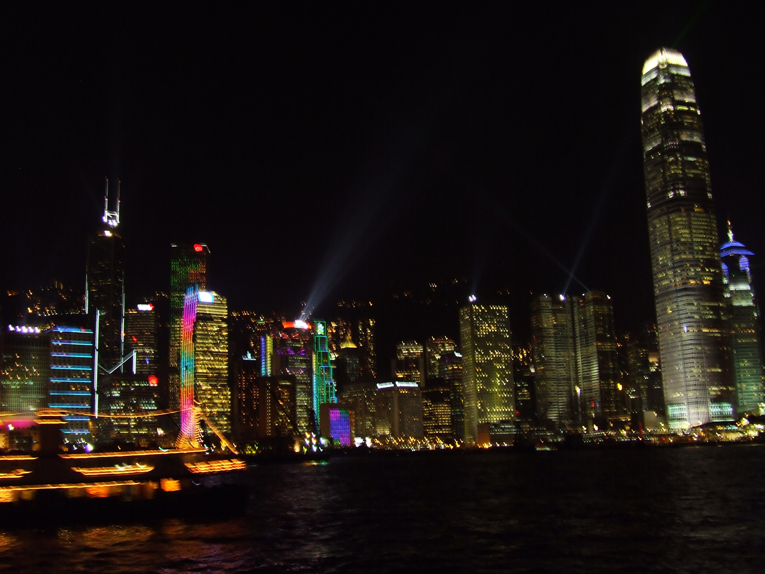 香港维多利亚夜景