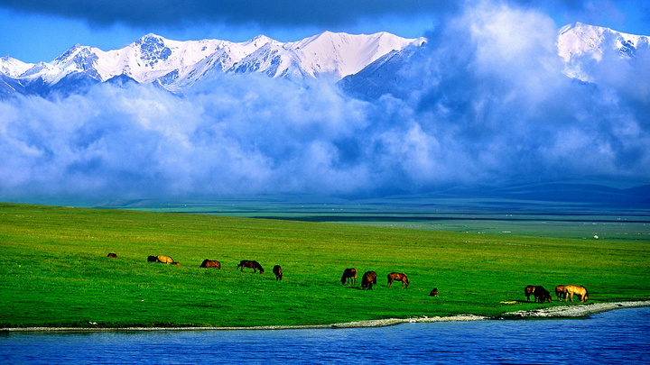 【万般风情赛里木摄影图片】新疆风光旅游摄影
