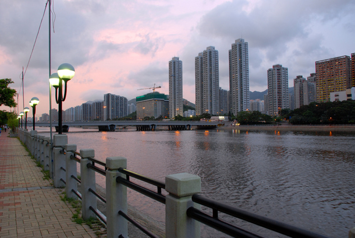 落日余霞(奥运马术举办地-香港沙田)