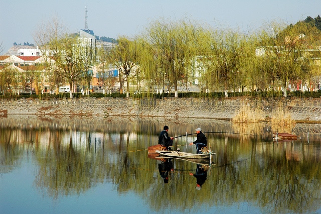 【春天的垂钓景色摄影图片】室外风光旅游摄影