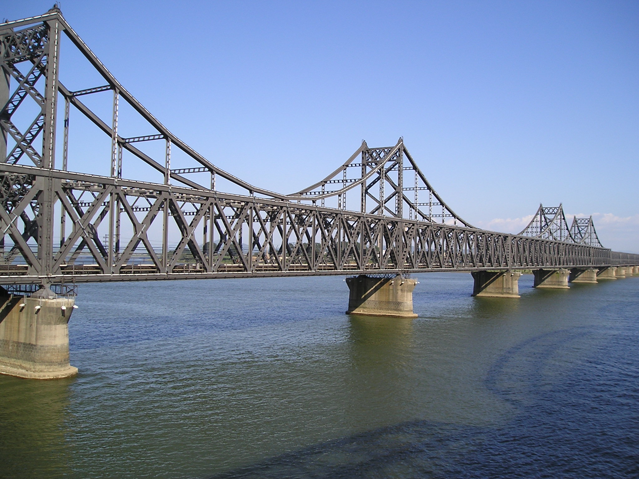 【鸭绿江大桥摄影图片】丹东风光旅游摄影