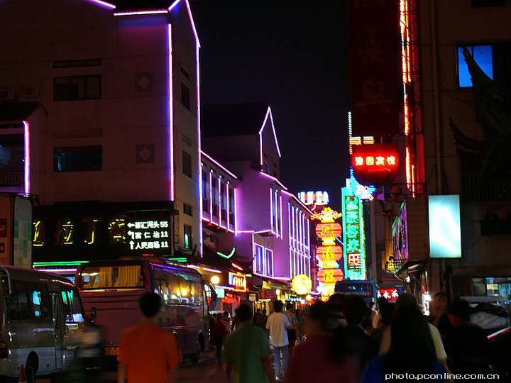 【苏州观前街夜景摄影图片】苏州观前街风光旅