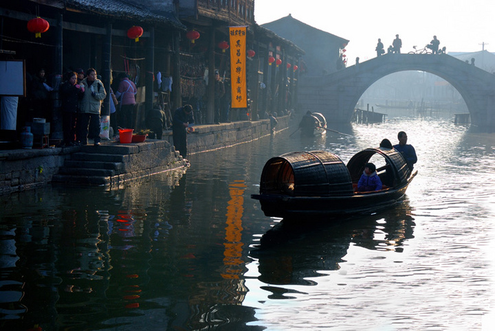 【安昌古镇腊月风情节摄影图片】浙江绍兴安昌古镇_网
