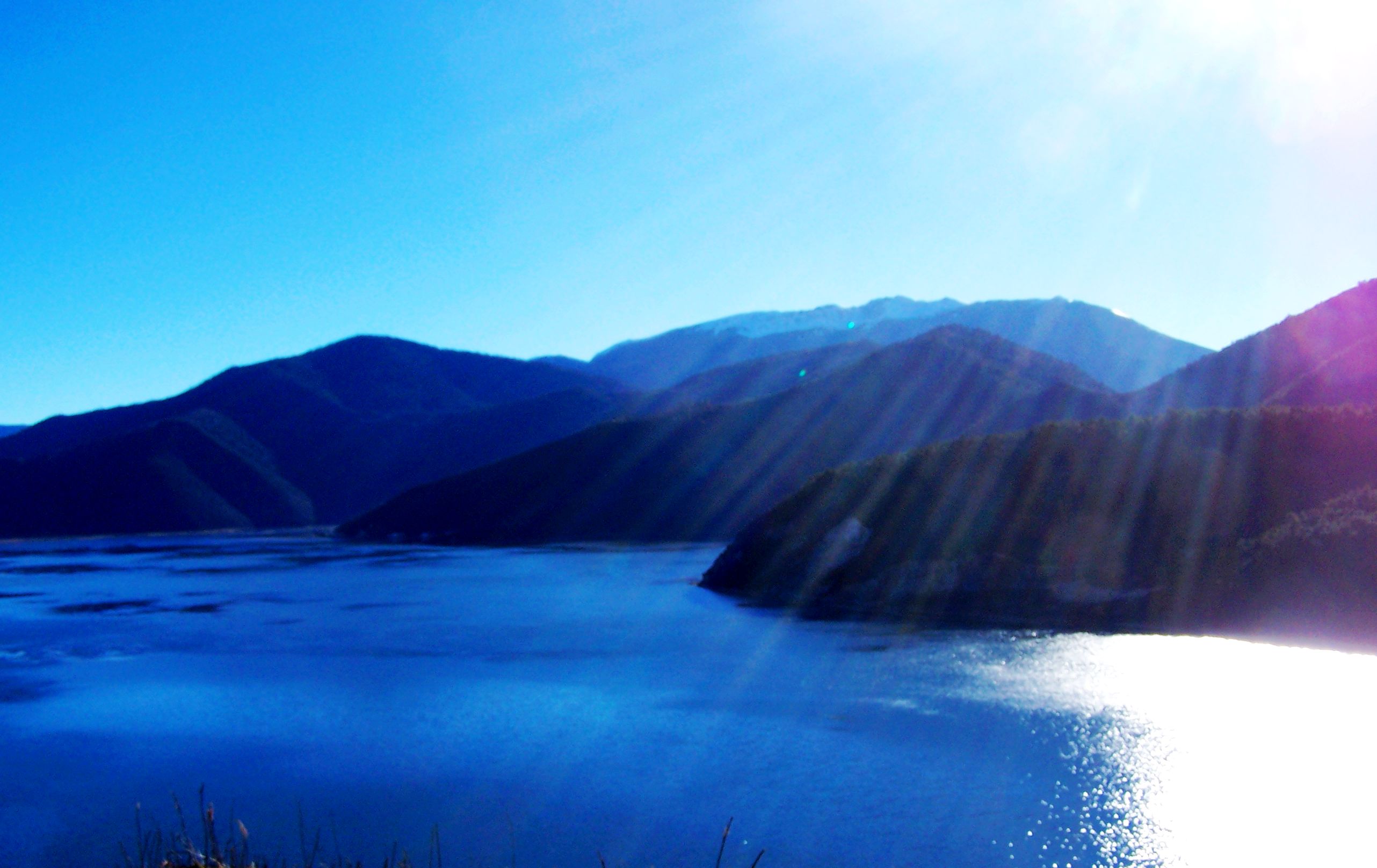 雪山飞湖