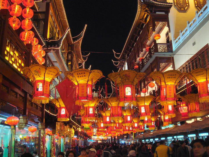 上海城隍庙夜景(一)