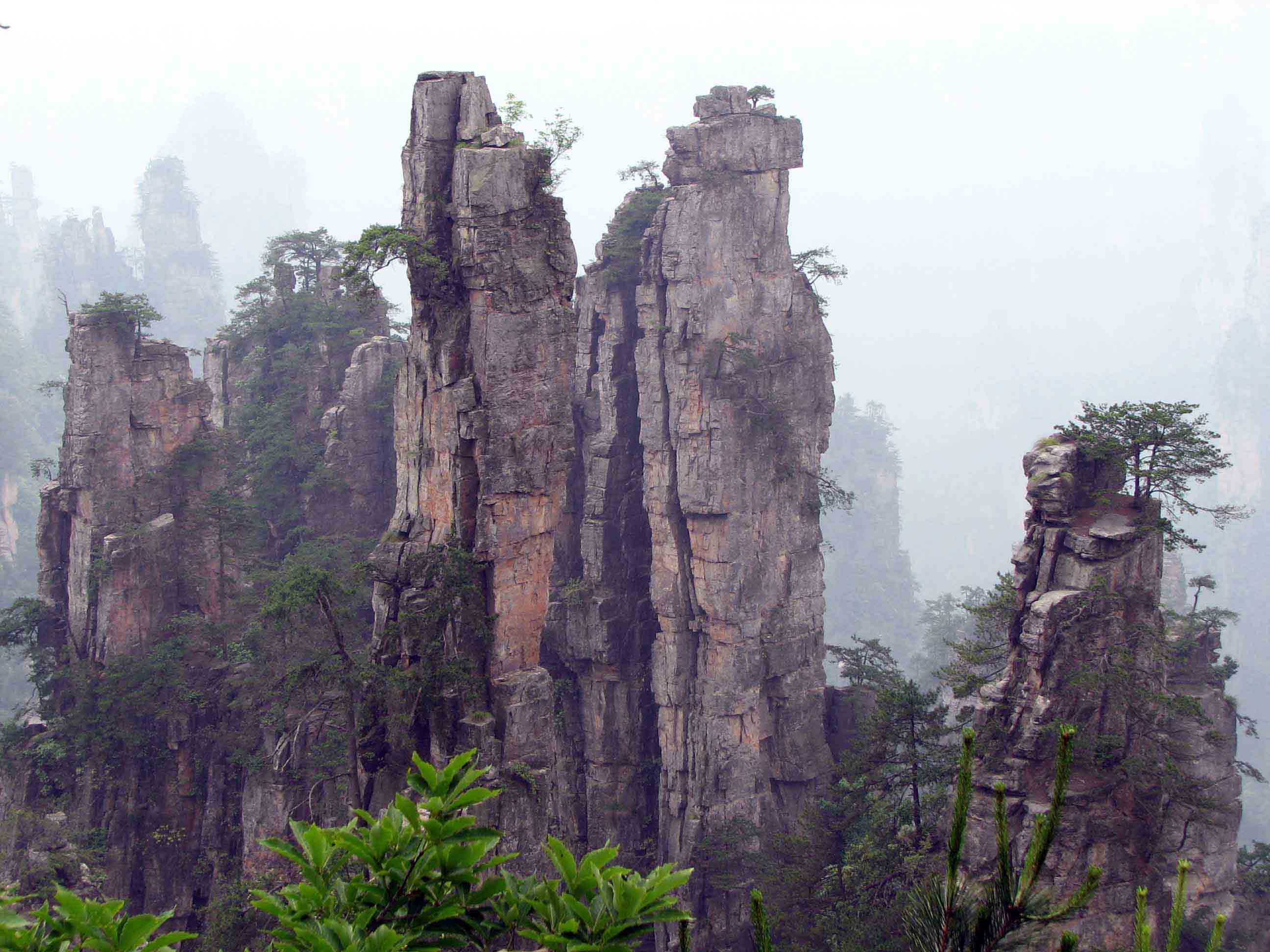 【张家界风景—天子山,袁家界】