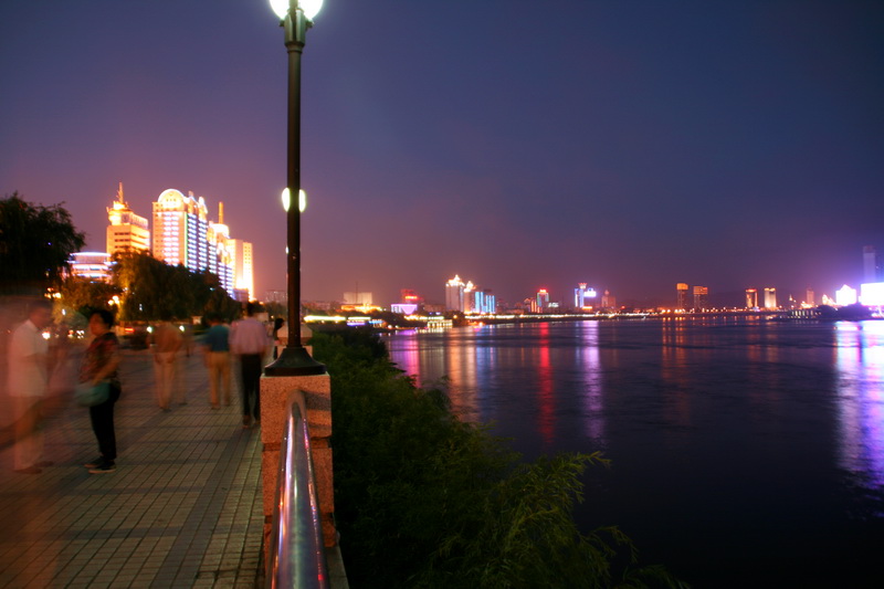 吉林市松花江夜景